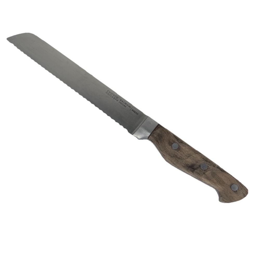 Chicago Cutlery 25E21BG  8"‎ Bread Knife Walnut